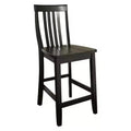 Ensemble de 2 tabourets de bar hauteur comptoir School House 24" en bois massif